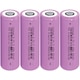 Baterii Reincarcabile 18650 ISR Li-Ion 3.6V 2600mAh 4 BUCATI 2.6A cu Descarcare Maxima 7.65A, TED Electric