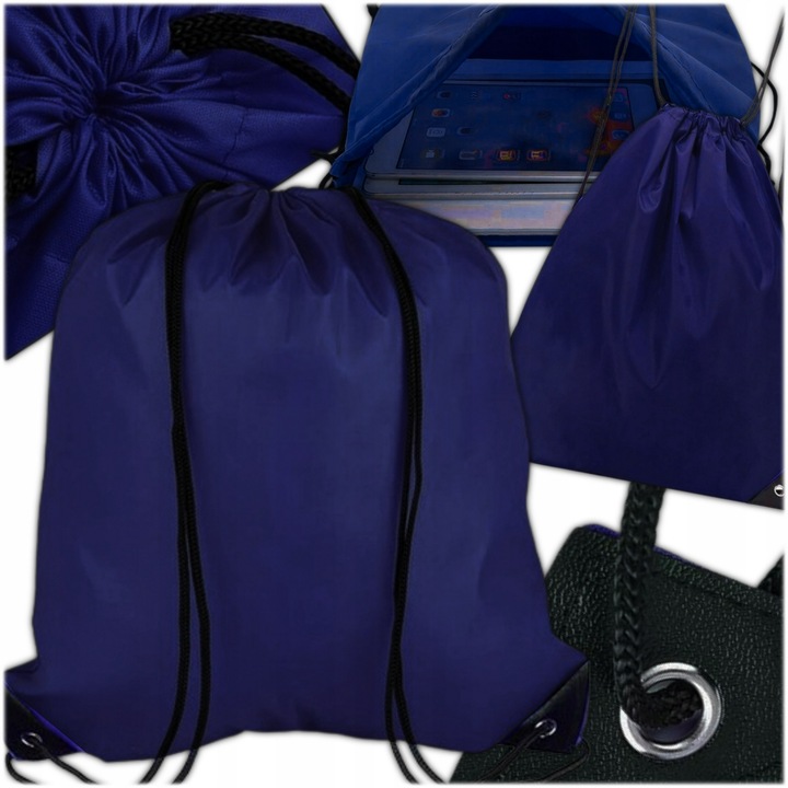 Saculet pentru Incaltaminte, Albastru Inchis, Design Compact si Practic, Material Rezistent la Apa, Ideal pentru Organizare si Depozitare, Usor de Transportat, Dimensiuni 41x35cm, pentru Calatorii