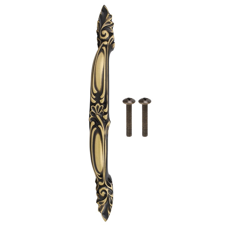 Maner de tragere din alama, Maner dulap cu doua orificii, Enforose