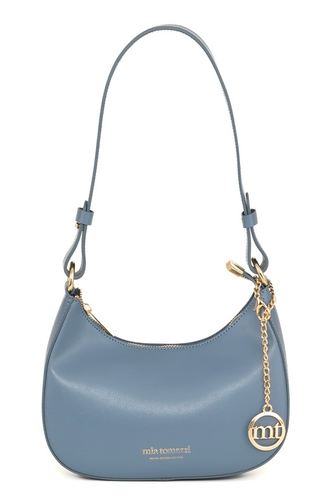 Mia Tomazzi, Кожена чанта през рамо с отделяща се презрамка, Син