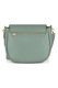 Anna Morellini, Geanta crossbody din piele cu clapa, Verde fistic