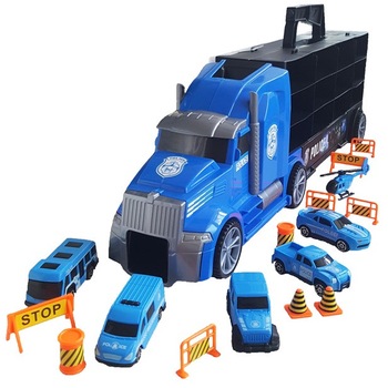 Tir Modern cu Masinute, Elicopter si Obstacole Incluse pentru Copii 55 cm | Albastru SALAMANDRA KIDS® Tir Modern cu Masinute, Elicopter si Obstacole Incluse pentru Copii 55 cm | Albastru SALAMANDRA KIDS®