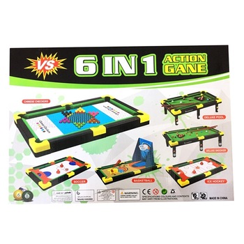 Joc interactiv 6 in 1 Snooker, Hokey, Baschet, Biliard, Soccer Checkers Joc interactiv 6 in 1 Snooker, Hokey, Baschet, Biliard, Soccer Checkers