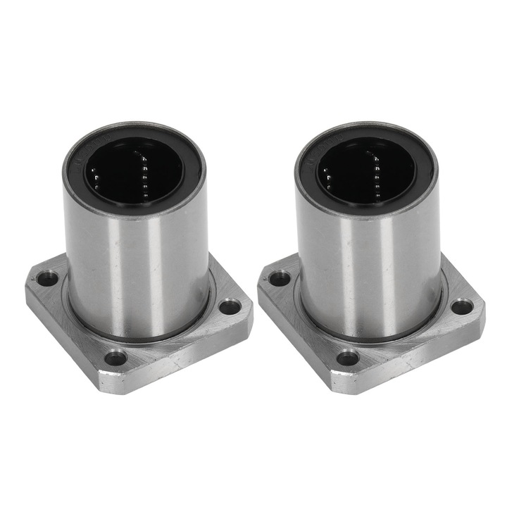 Rulment liniar cu flansa patrata Enforose, 2 buc, 30x45x64mm, otel pentru rulmenti