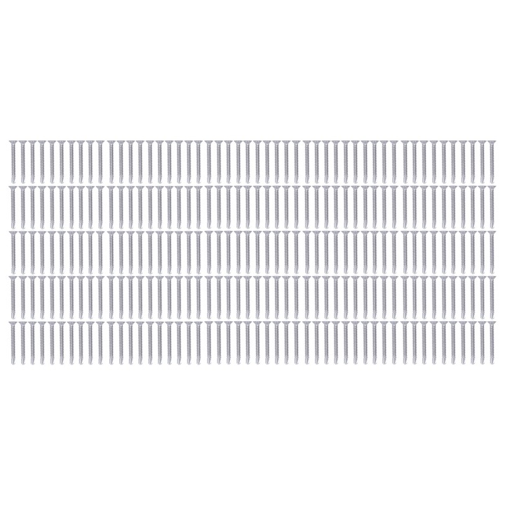 250 buc. surub autoforant cu cap crucisat 410 din otel inoxidabil 38 mm lungime M4.2-18