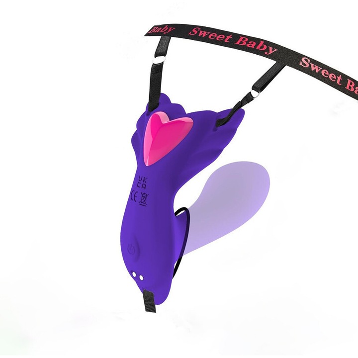 Sparkle Tmax hordható vibrátor behelyezhető vibrátorral, 9 rezgés, APP vezérlés, vízálló, ergonomikus kialakítás