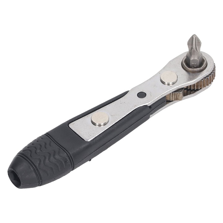Cheie cu clichet mini 1/4in, multifunctional, ergonomic, design anti-derapant