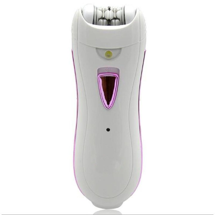 Epilator facial portabil Enforose, design anti-alunecare, reincarcabil, lavabil, pentru utilizare acasa si calatorii, alb