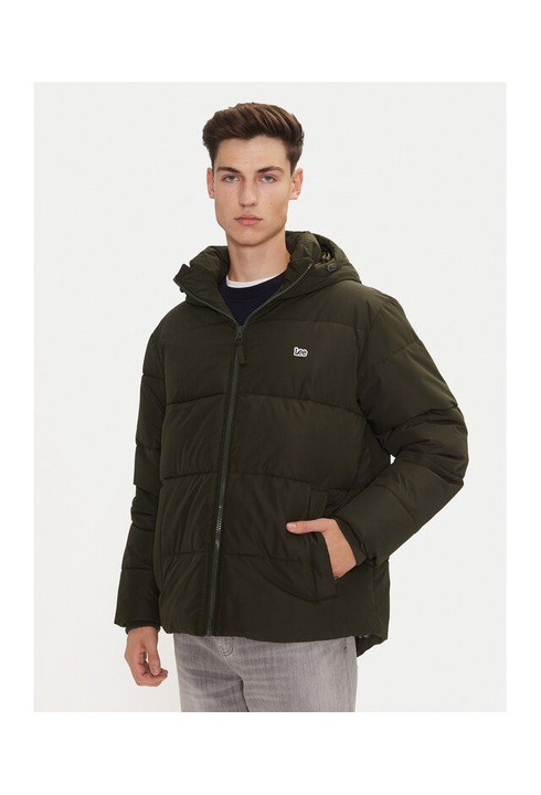 Geaca barbati, Lee, 304986604, Poliester, Verde, Verde