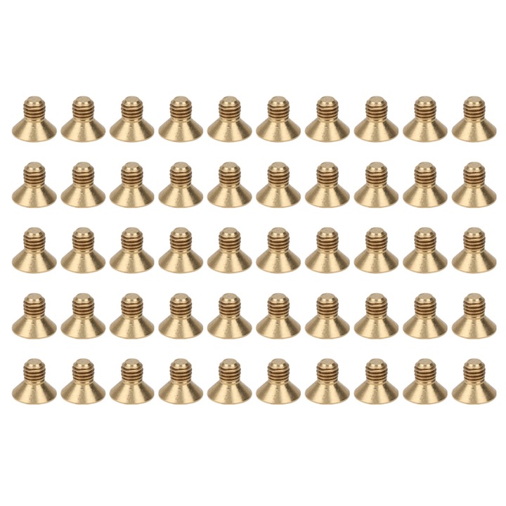 50 buc suruburi cu cap hexagonal cu cap plat din cupru pur M5