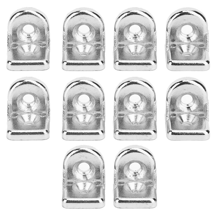10 buc. Profile din aluminiu Suport unghi Conector unghi Zinc Zlloy 2020 Imbinare colt drept