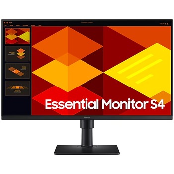 Monitor LED IPS Samsung Essential S27D406GAU 27", Full HD (1920x1080), 100Hz, 5ms GTG, Boxe, HDMI, DisplayPort, Pivot, VESA, negru
