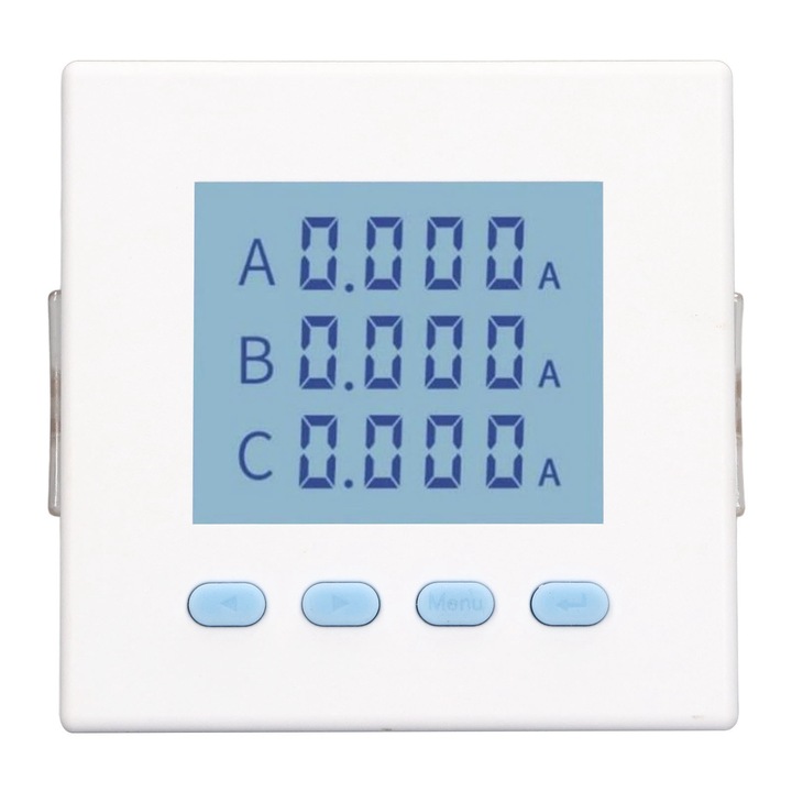 Aparat masurare energie digital in 3 faze Tester pentru consumul de energie electrica Monitor LCD inteligent AC220V 5A Ampermetru