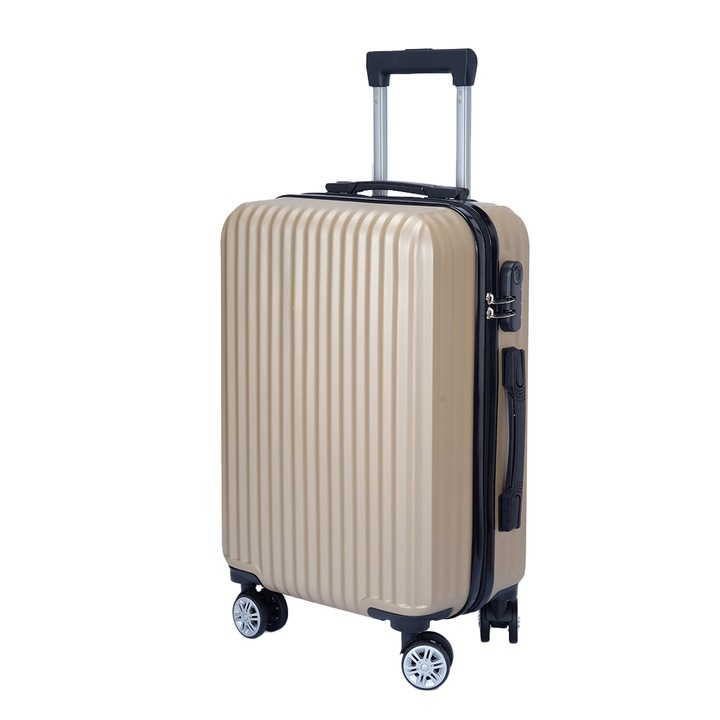Dollcini, World Travel куфар 28", 46 x 30 x 75 cm, 528297_A, златен