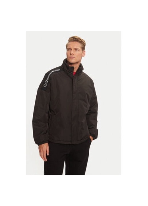 Geaca barbati, Emporio Armani EA7, 304211829, Poliester, Negru, Negru