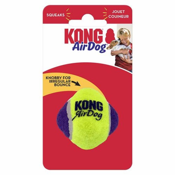 Kong AirDog sípoló labda kutyáknak XS/S- 5,1x5,1x5,1cm