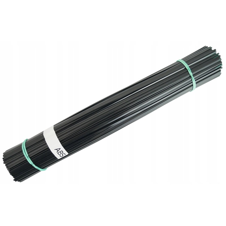 Adeziv Pentru Sudarea Plasticului, Abs, AMestec De Benzi Si Triunghiuri, 1 kg, Curent Electric, Inductie, Negru