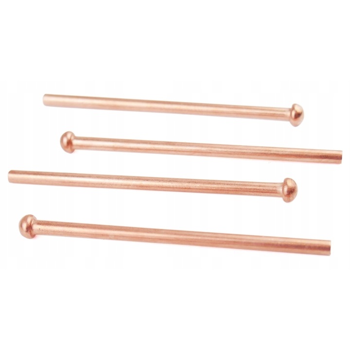 Nitute Cu Cupru Pentru Sudura, 2, 5 mm, 100 Bucati, Pentru Repararea Caroseriei Auto, Set, 50 mm, LungiMe