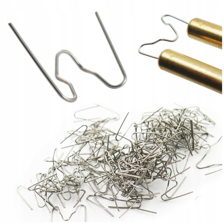 Agrafe Pentru Plastic, Rs46, Colturi Concave, 0, 6 mm, 100 Bucati, Pentru Repararea Plasticului, Multicolor