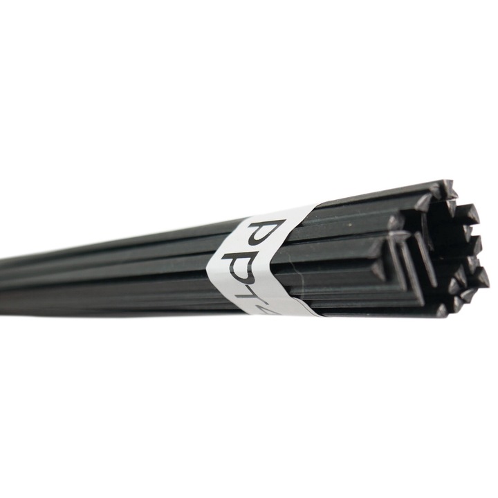 Adeziv Pentru Sudarea Plasticului, Pp+T40, 100g Mix De Benzi Si Triunghiuri, Pentru Sudori De Plastic, Plastic, Negru