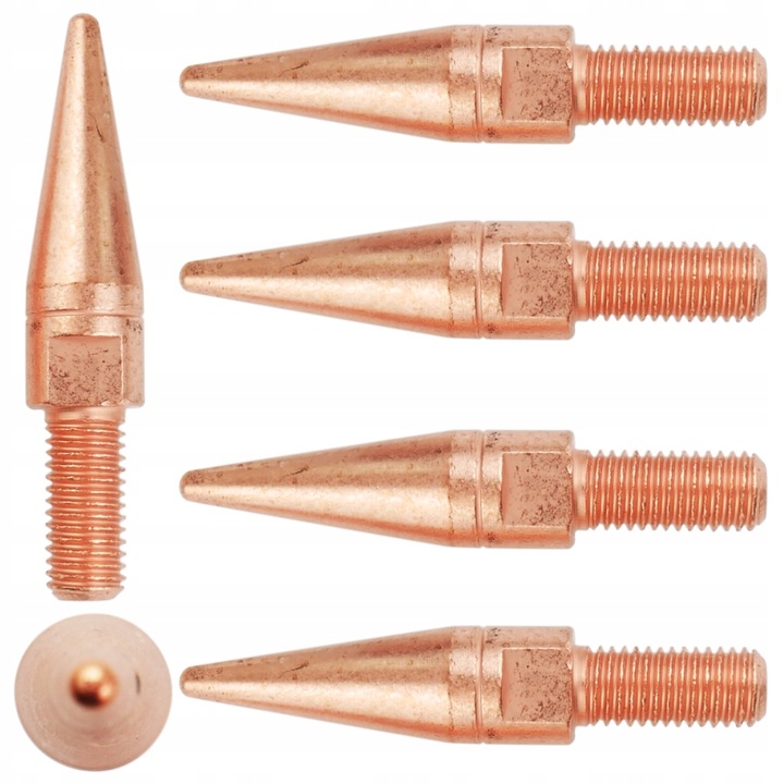 Electrozi Pentru Quickpuller, Spoter, m7, Filet Stang, Filet m7, Decupaj Pentru Cheie De 8mm, Set 5 Bucati