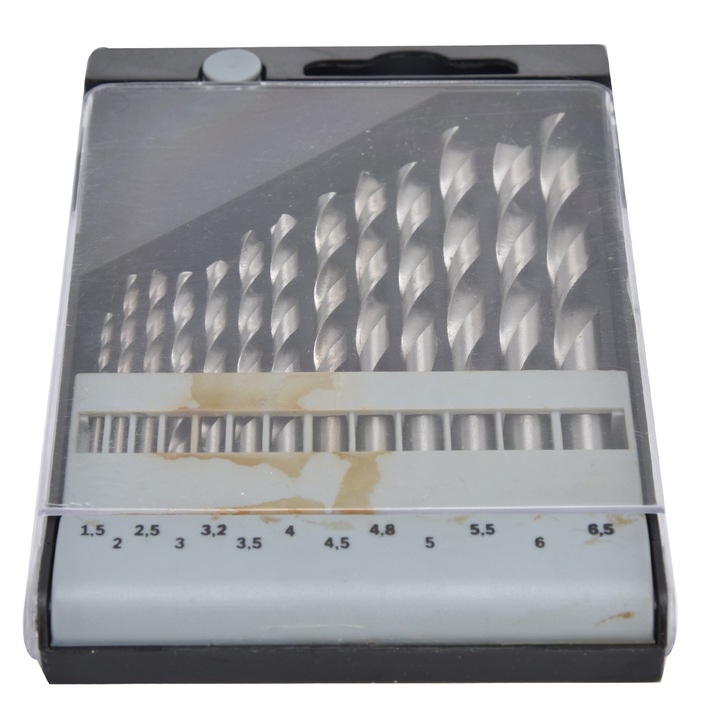 Set 13 Biti Gaurire HSS 1.5-6.5mm pentru Plastic si Lemn, Enforose
