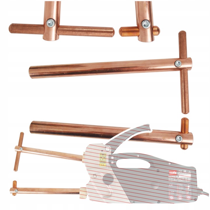 Brate Pentru Aparat De Sudura Cu Clesti, Telwin, xa6, LungiMe 250mm, greutate 1.48kg, Destinate Pentru Sudarea Prin Puncte A Foilor Din Otel Inoxidabil Si Cu Continut Scazut De Carbon, Ideale Pentru Repararea Caroseriei Auto