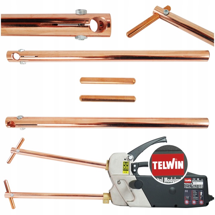 Set de ramiona cu electrozi pentru zgrzewarka kleszczowa Telwin XA7 350mm