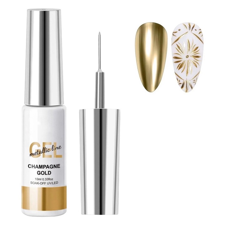 Gel UV Liner Sela Champagne Gold 10ml