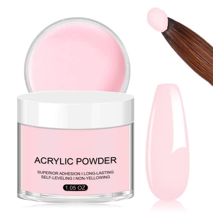 Pudra acrilica color 30g, autonivelanta, 06 Baby Pink, Sela