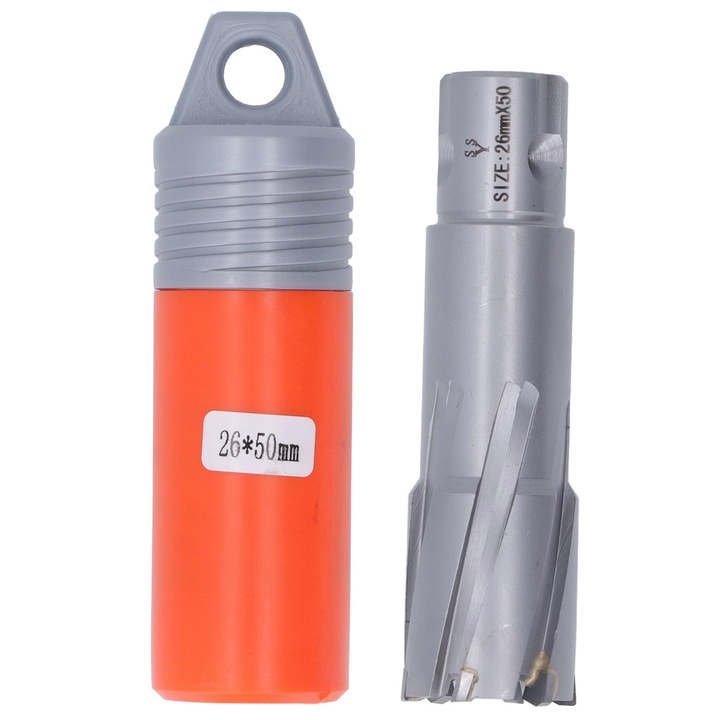 Set burghie pentru gaurit Enforose, 50mm adancime, 95mm lungime, din carbura cimentata, cutie de depozitare