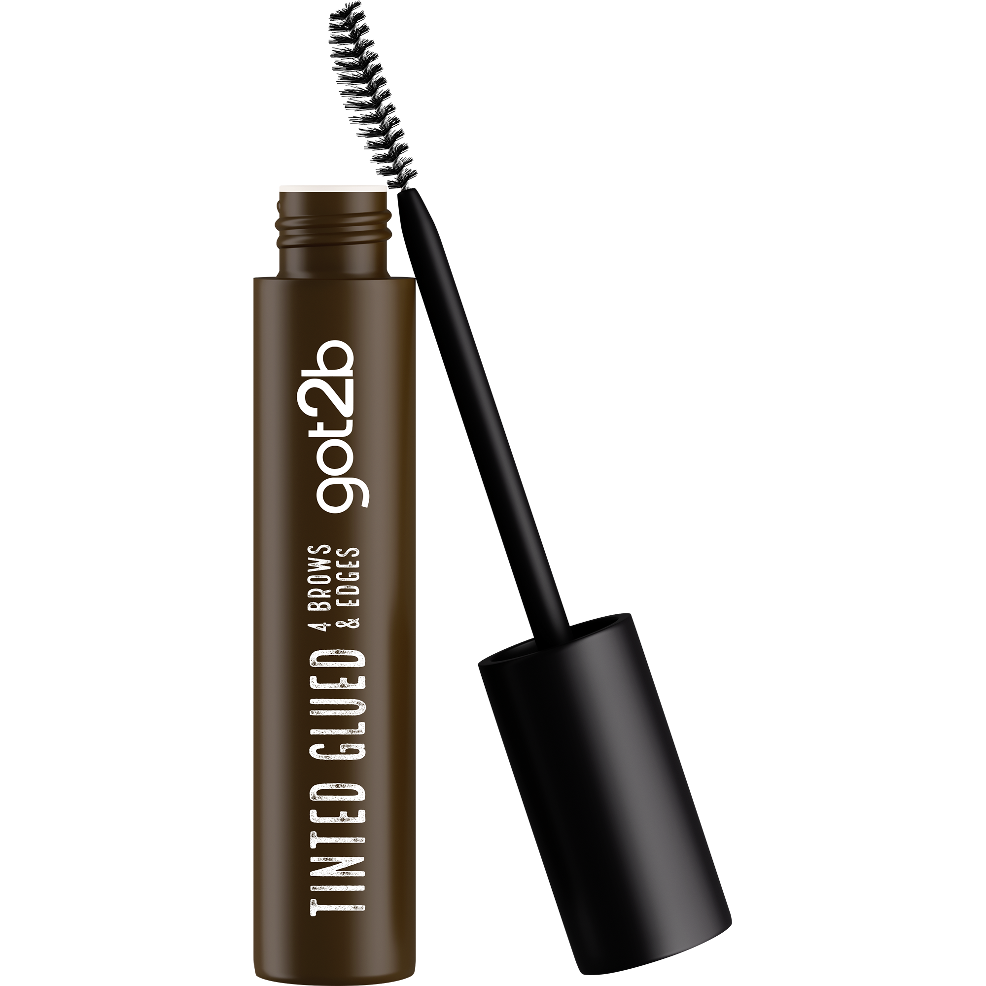 Gel got2b glued brows & edges brown 2 in 1, pentru stilizarea si