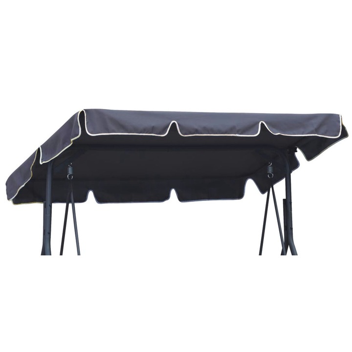 Сенник за градинска люлка, Ferocity, 230x120 см, Графит