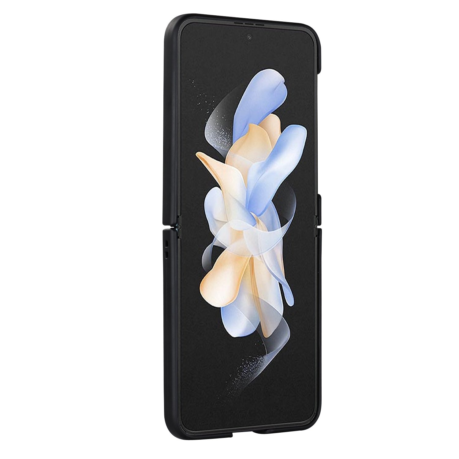 Husa compatibila cu Samsung Galaxy Z Flip 3, Tehnologie MagSafe, protectie camera, All Black