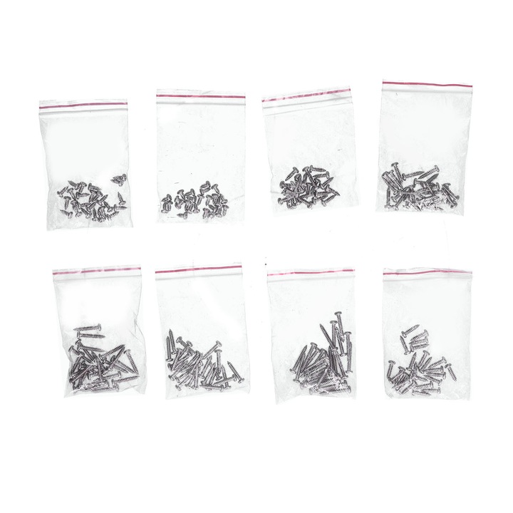 Set 200 suruburi M3 autofiletante Enforose din otel inoxidabil 304, cap cilindric, 6x20mm