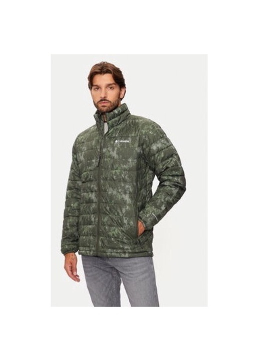 Férfi dzseki, Columbia, 303982973, poliészter, M INTL, zöld