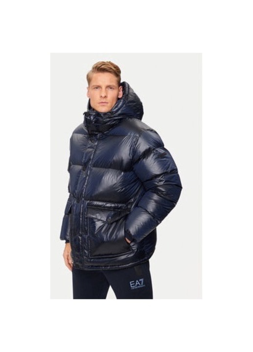 Geaca barbati, Emporio Armani EA7, 304211966, Poliamida, Albastru, Albastru