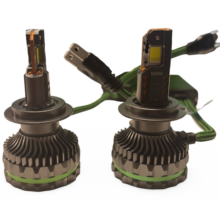 Set 2 becuri LED H7 D-Series, 300W, 6000K