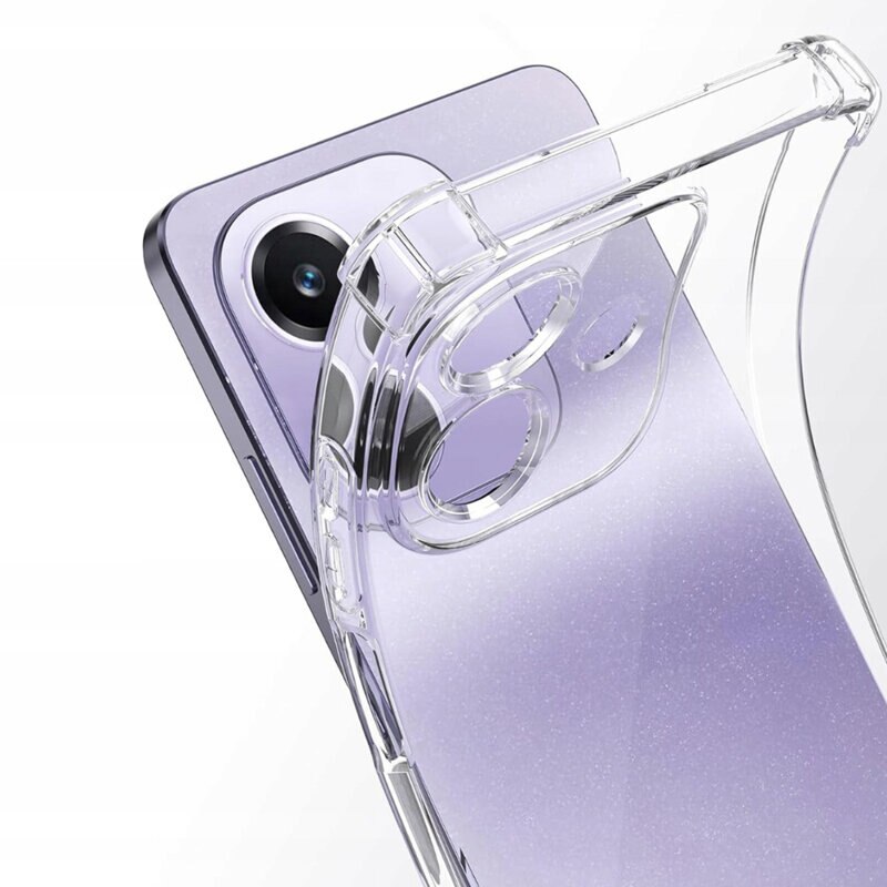 Husa protectie Mat-Tech compatibila cu Oppo A40 4G / A40M 4G / Oppo A60 5G, Protectie Camera, Colturi anti-soc, Decupaje Precise, Rezistenta la impact, Transparenta