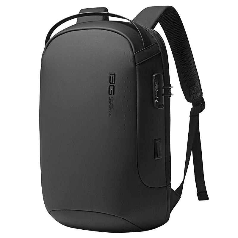 Rucsac laptop, BG, antifurt, husa rigida, 32x15x48cm, negru