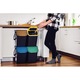 Recipiente de separare a deseurilor, 3 buc, 25l, BINI - gri