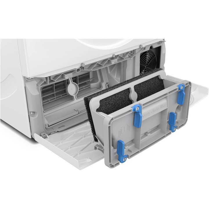 Uscator de rufe Bosch WTH85209BY, Pompa de caldura, 8 kg, 15 programe, AutoDry Technology, AntiVibration, Filtru EasyClean, Clasa D, Alb
