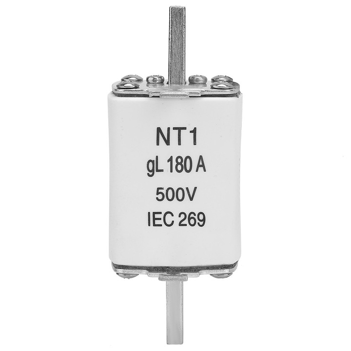 NT1/RT16-1 500V 160/180/200A Legatura fuzibila ceramica de contact cu lama (180A)