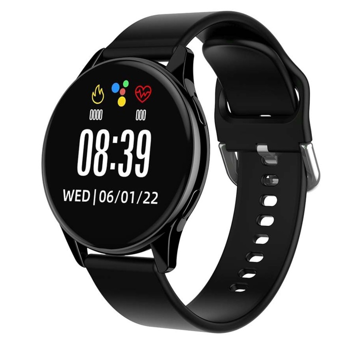 Ceas Smartwatch COOSTAR, AMOLED, Apeluri Bluetooth, Monitorizare ritm cardiac, SpO2, Tensiune arteriala, Monitorizare somn, Notificari, Moduri sport, Rezistenta la apa IP67/IP68
