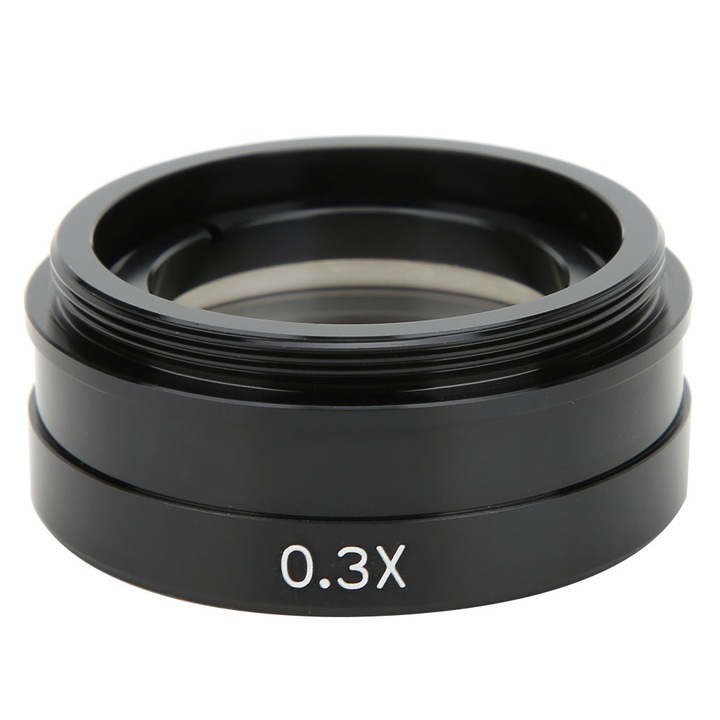 Обектив C-Mount Enforose, 0.3X, метал + стъкло, 45mm x 15mm