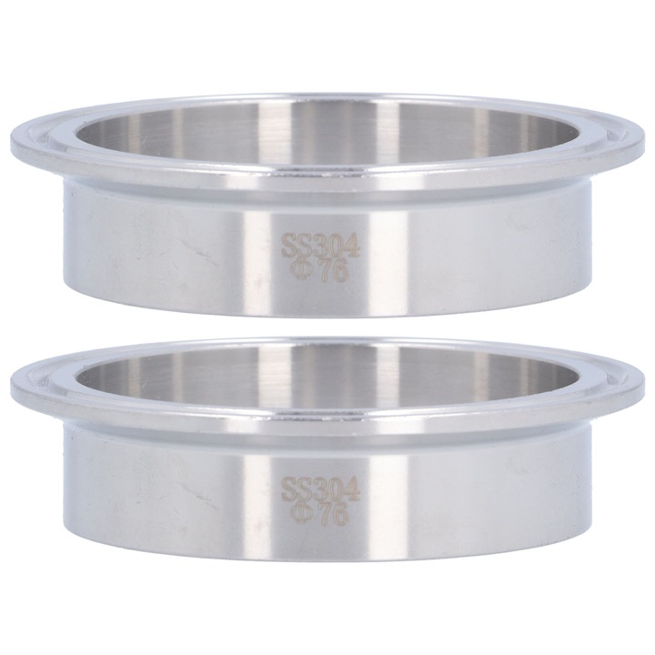 Set 2 cuplaje rapide din otel inoxidabil, Enforose, 76mm, rezistente la coroziune