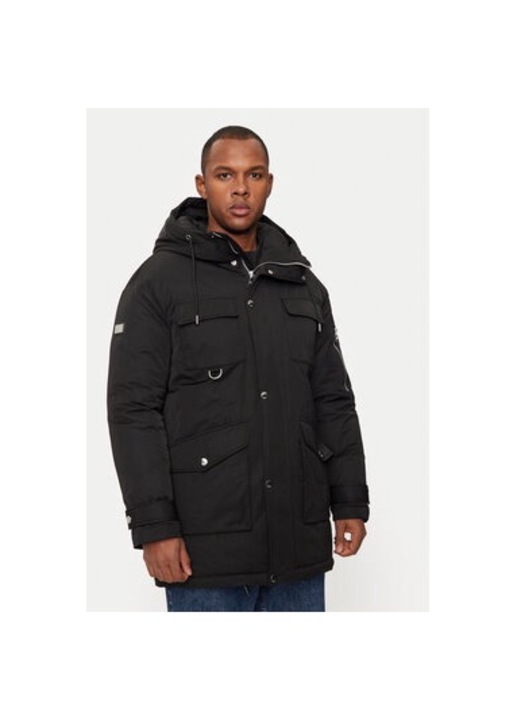 Jacheta barbati, Karl Lagerfeld, 304304842, Bumbac/Poliester, Negru, Negru