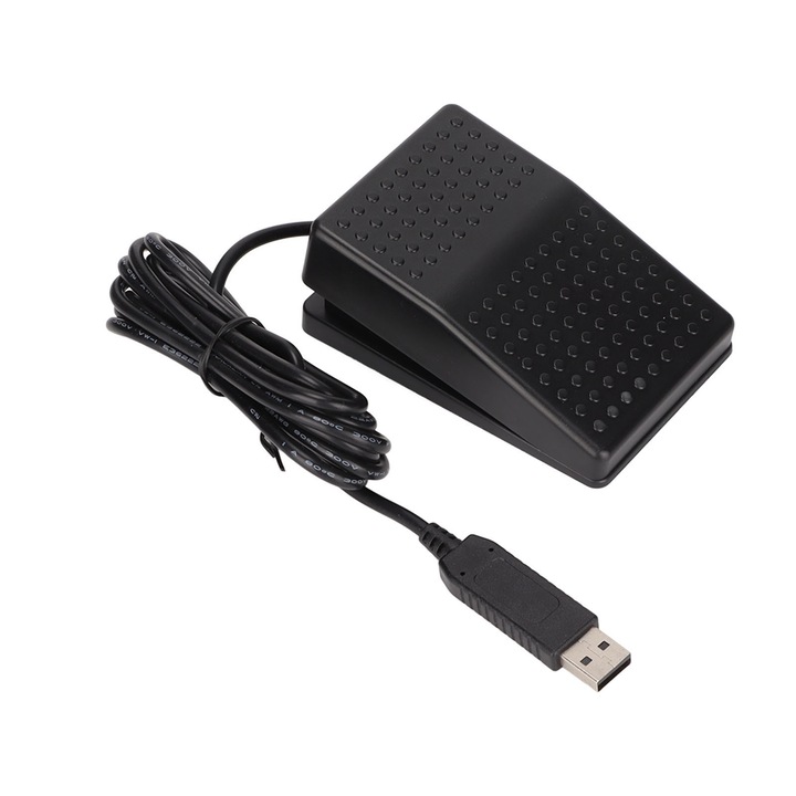 Comutator mecanic cu pedala USB cu indicator