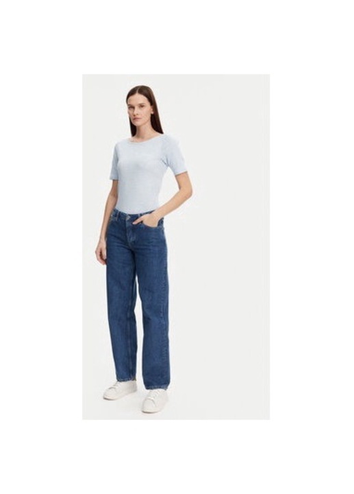 Bluza dama, Marc O Polo, 304883231, Bumbac organic, Albastru, Albastru