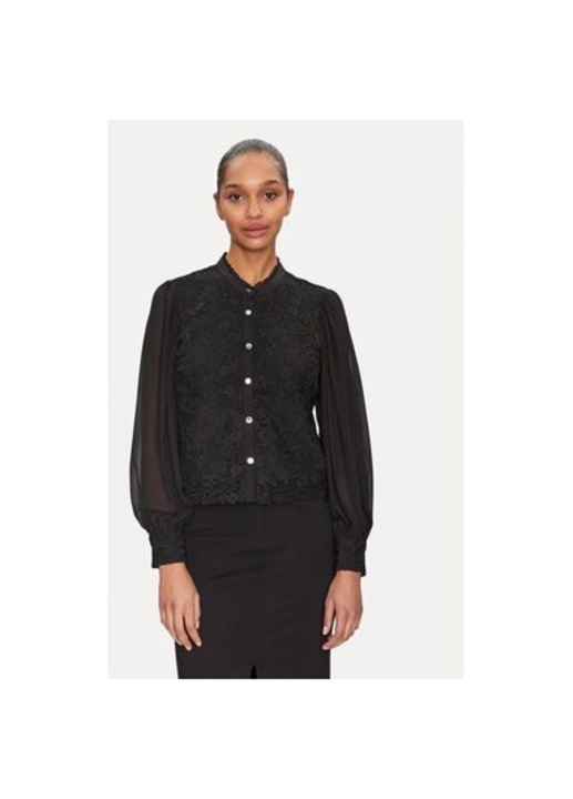 Bluza dama, Morgan, 305252883, Poliester, Negru, Negru